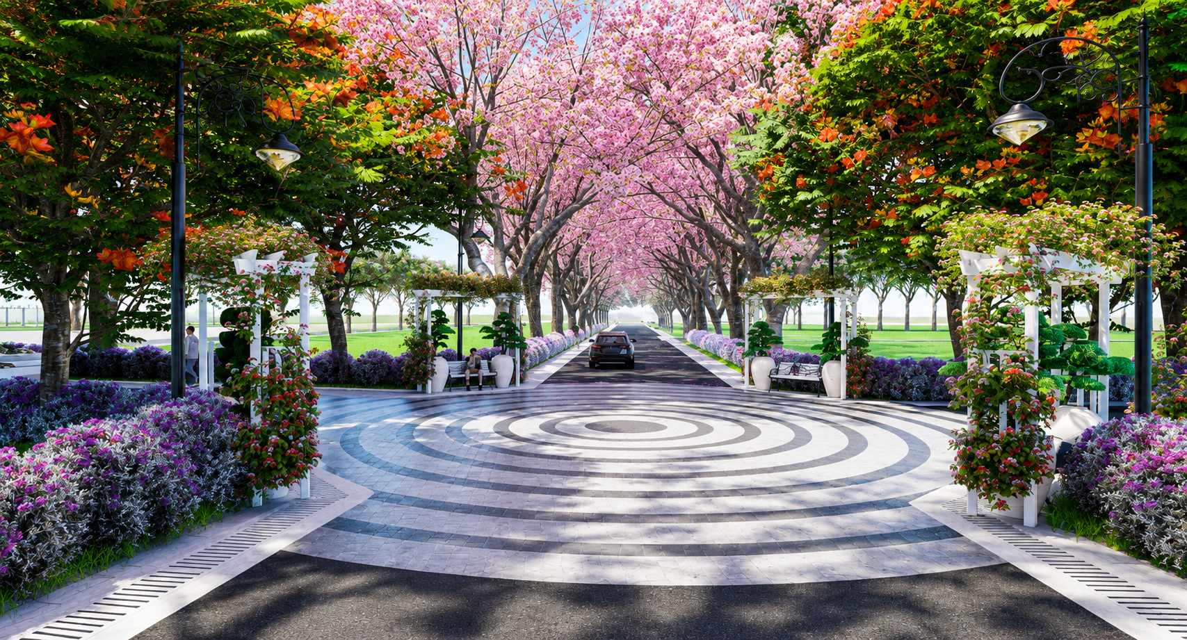 G Square The Residency entrance